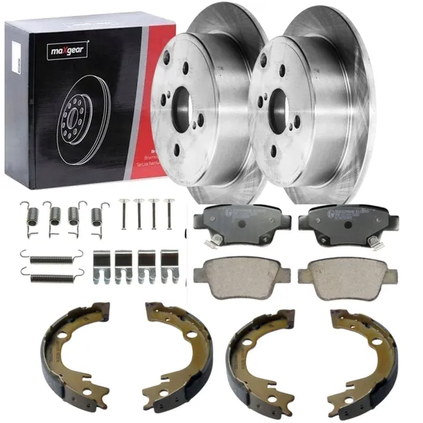 TARCZE HAMULCOWE + KLOCKI SZCZĘKI NA TYŁ do TOYOTA AVENSIS t25 2003- 280mm