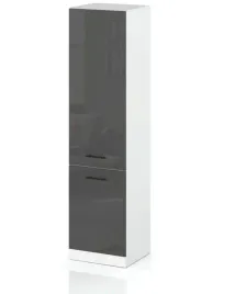 szafka-kuchenna-slupek-stojaca-pod-zabudowe-lodowki-szary-polysk-60cm