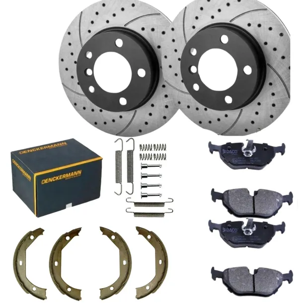 tarcze-nawiercane-klocki-szczeki-tyl-bmw-e87-e90-e91-e92-e81-x1-e83-300mm
