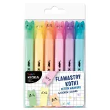 flamastry-kotki-6-kolorow-kidea-98705