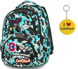 coolpack-plecak-dart-camo-blue-gratis-a29113