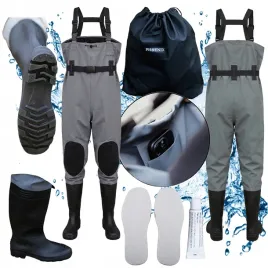 wodery-wedkarskie-spodniobuty-wzmacniane-na-kolanach-szelki-pro65-roz-41