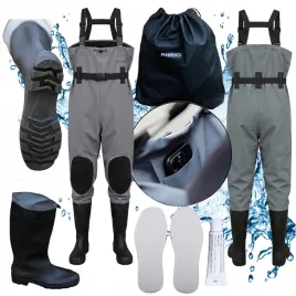 wodery-wedkarskie-spodniobuty-wzmacniane-na-kolanach-szelki-pro65-roz-40