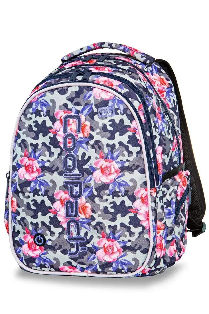 coolpack-plecak-joy-l-led-camo-roses-usb-a21209