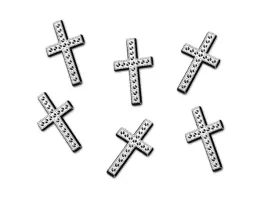 konfetti-aplikacja-krzyze-srebrne-na-chrzest-stol-komunia-swieta-slub-25szt