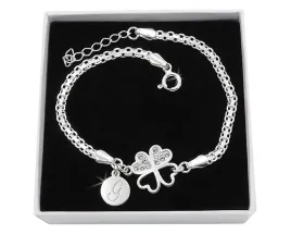 bransoletka-srebrna-925-bismark-koniczynka-literka-personalizowana
