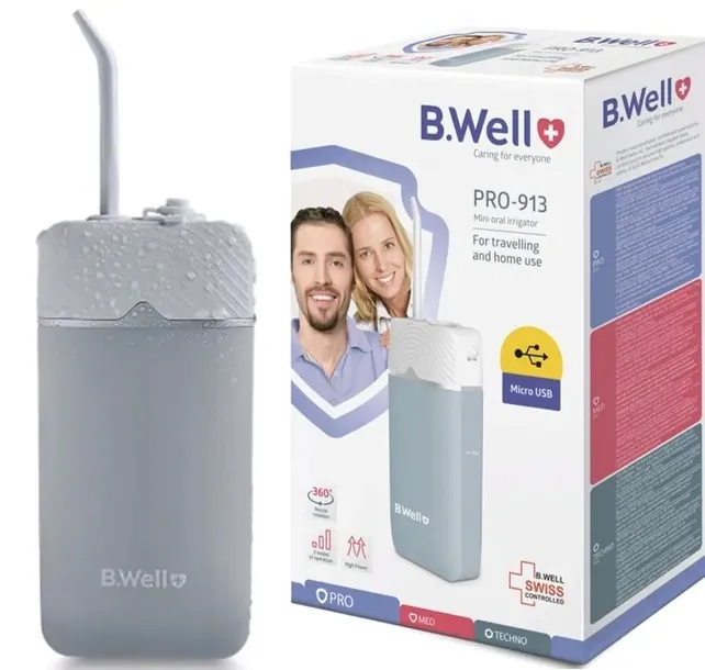IRYGATOR DO ZĘBÓW DENTYSTYCZNY BEZPRZEWODOWY PODRÓŻNY B.WELL PRO-913