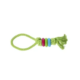 dingo-zabawka-sznur-z-pierscieniami-30cm-zielony