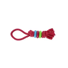 dingo-zabawka-sznur-z-pierscieniami-30cm-rozowy