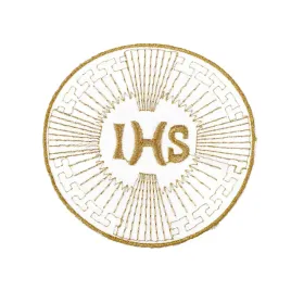 bialy-emblemat-komunijny-zloty-naszywka-haft-ihs