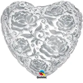balon-foliowy-24-serce-clear-w-srebrne-kwiaty