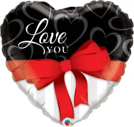 balon-foliowy-serce-czarno-biale-ze-wstazka-91cm