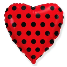 balon-foliowy-serce-czerwony-w-czarne-groszki-45cm