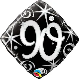 balon-foliowy-czarny-dekoracja-ozdoba-90-lat