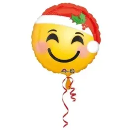 balon-foliowy-czapka-mikolaj-emotikon-swiateczny