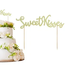 topper-na-piku-na-tort-zloty-brokatowy-slodkie-calusy-na-slub-wesele-25cm
