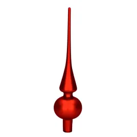 szpic-czubek-choinkowy-szklany-czerwony-matowy-na-choinke-26cm