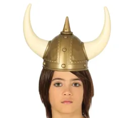 helm-wikinga-zloty-z-bialymi-rogami-dla-dzieci
