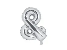 balon-foliowy-litera-symbol-znak-and-srebrny-napis
