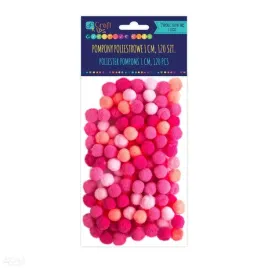 pompony-poliestrowe-1-cm-mix-rozowy-120-szt-2882