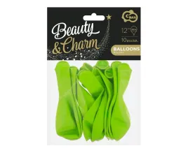 balony-beautyandcharm-pastelowe-pistacjowe-10szt