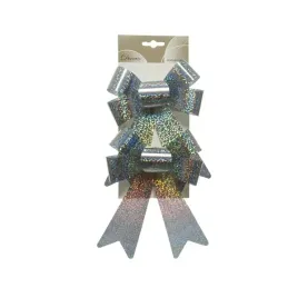 kokardy-na-choinke-prezent-srebrne-19cm-2sztuki