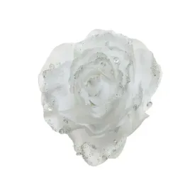 roza-biala-z-brokatem-na-klipsie-14x85cm