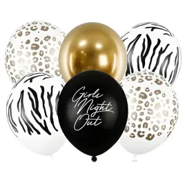 balony-lateksowe-na-wieczor-panienski-panterka-zeberka-girls-night-out-6szt
