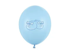 balony-lateksowe-niebieskie-buciki-dzieciece