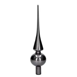 szpic-czubek-choinkowy-szklany-czarny-szary-polyskujacy-na-choinke-26cm