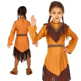 stroj-dla-dzieci-indianka-sukienka-fredzle-pasek
