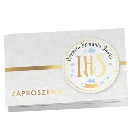 zaproszenia-na-komunie-minimalistyczne-ihs-5szt