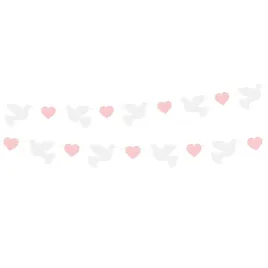 girlanda-baner-papierowa-biale-golabki-rozowe-serca-komunia-chrzest-150cm