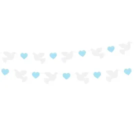 girlanda-baner-biale-golabki-niebieskie-serca-komunia-chrzest-150cm