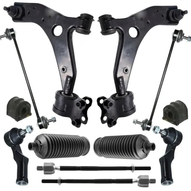 ZESTAW ZAWIESZENIA PRZÓD WAHACZE DRĄŻKI ŁĄCZNIIKI MAZDA 3 BK BL 5 CR19 CW