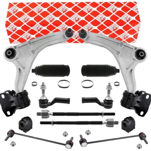 FEBI FULL ZESTAW ZAWIESZENIA WAHACZE PRZÓD DRĄŻKI FORD MONDEO MK5 V FUSION