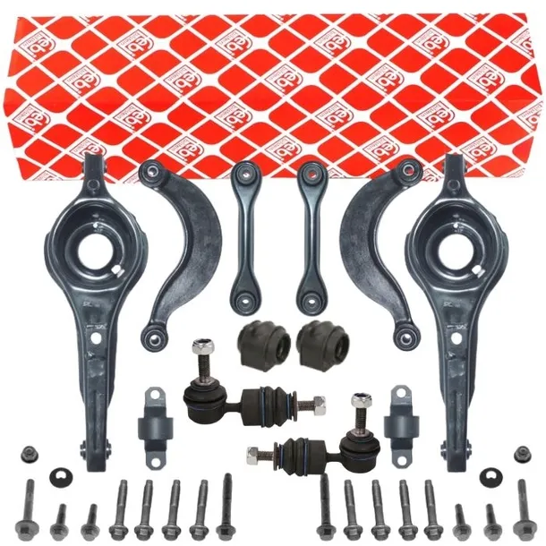 FEBI ZESTAW ZAWIESZENIA TYLNEGO WAHACZE ŚRUBY MAZDA 3 5 BK CR VOLVO S40 V50