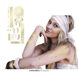 zlote-tatuaze-tymczasowe-tatuaz-zmywalny-boho