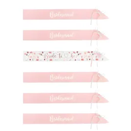 szarfy-bride-to-be-i-bridesmaid-papierowe-na-wieczor-panienski-rozowe-6szt