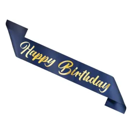 szarfa-urodzinowa-happy-birthday-granatowo-zlota