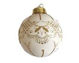 bombka-okragla-biala-zdobiona-zlota-koronka-10-cm