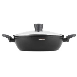 garnek-florina-24cm-25l-czarny-pokrywka-bono-indukcja-gaz-stalowy