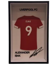ramka-3d-koszulka-pilkarska-alexander-isak-liverpool-fc