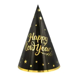 czapeczki-papierowe-sylwestrowe-czarno-zlote-happy-new-year-na-gumce-6szt