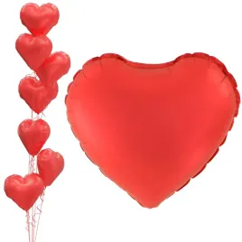 balon-foliowy-serce-czerwone-mat-walentynki-45cm