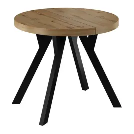 stol-okragly-rozkladany-wotan-80-130cm-noga-y-czarna