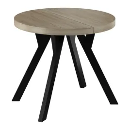 stol-okragly-rozkladany-sonoma-90-190cm-noga-y-czarna