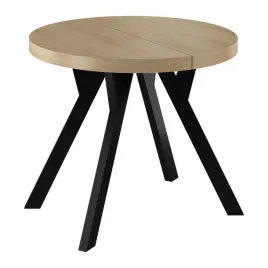 stol-okragly-rozkladany-hikora-100-200cm-noga-y-czarna