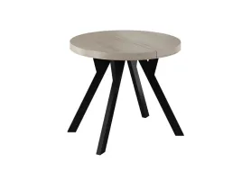 stol-okragly-rozkladany-halifax-bialy-80-130cm-noga-y-czarna
