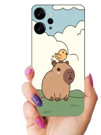 etui-case-do-xiaomi-redmi-12-kapibara-gryzonie-hit